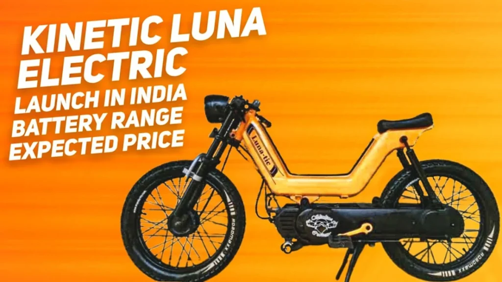 Kinetic Luna Electric Moped Launch This Year