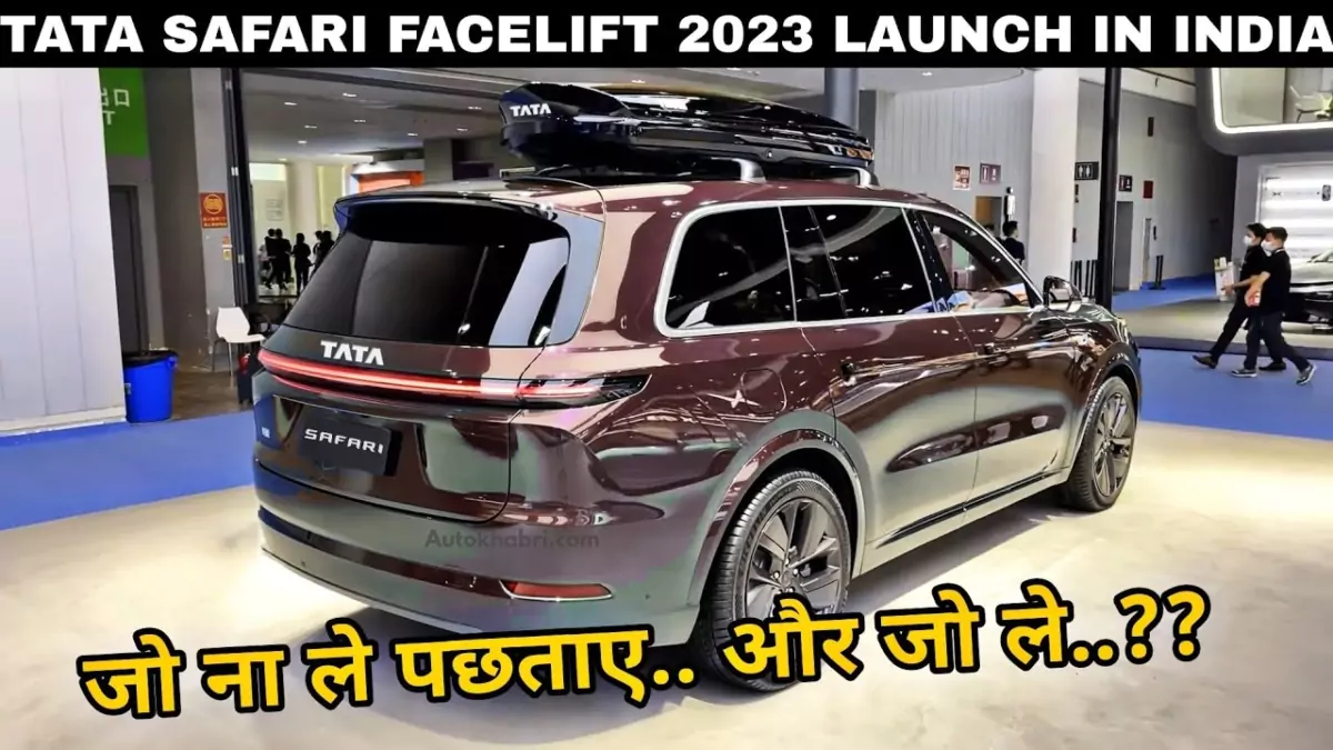 Tata Safari Facelift 2023