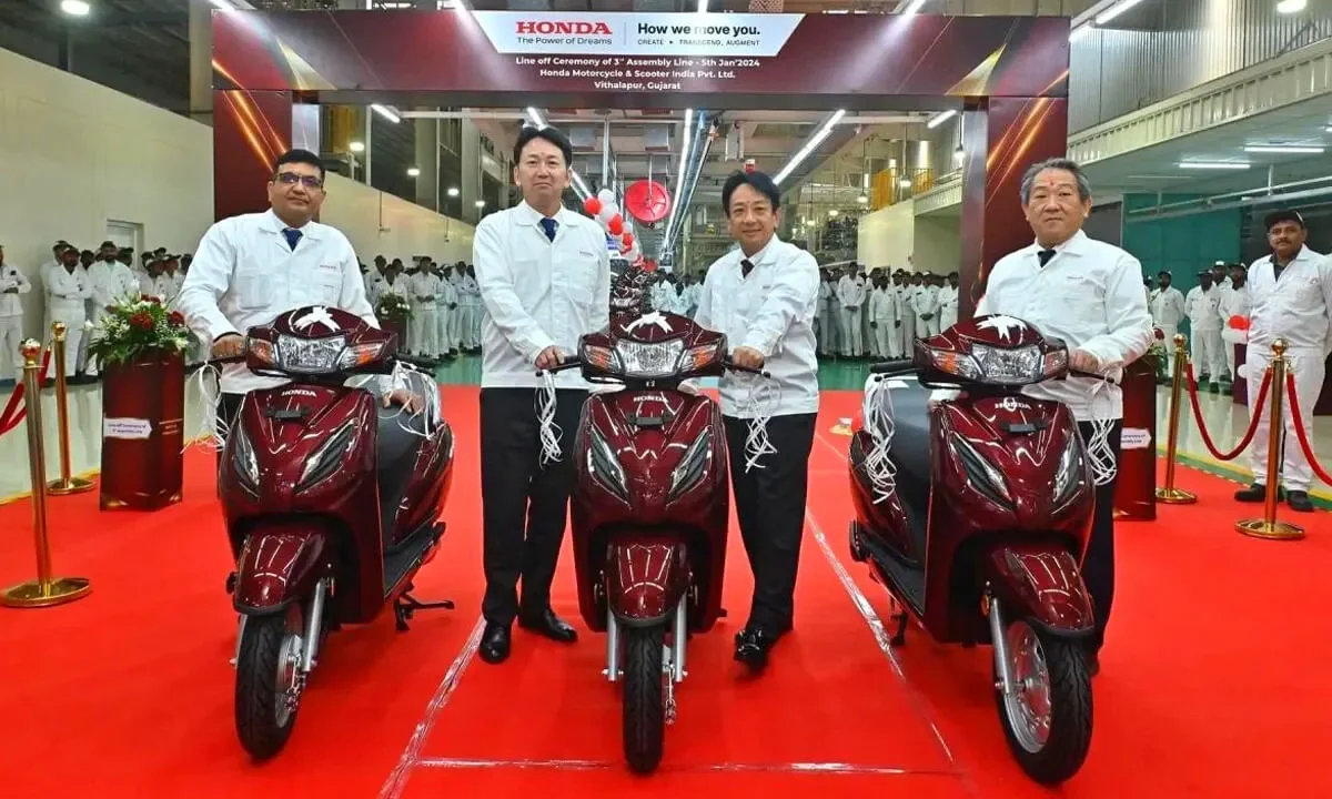 Honda inaugurates third assembly line at vithalapur plant gujarat